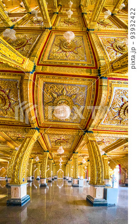 Wat Chantaram and Wat Tha Sung temple, Crystal Sanctuary 100 m long, in Uthai Thani, Thailand Wat Chantaram and Wat Tha Sung temple, Crystal Sanctuary 100 m long, in Uthai Thani, Thailand 93932422