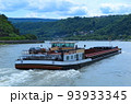 ライン川の平底貨物船 93933345