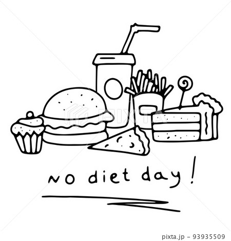 Doodle No Diet Day banner 93935509