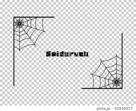 蜘蛛網矢量圖 93936857