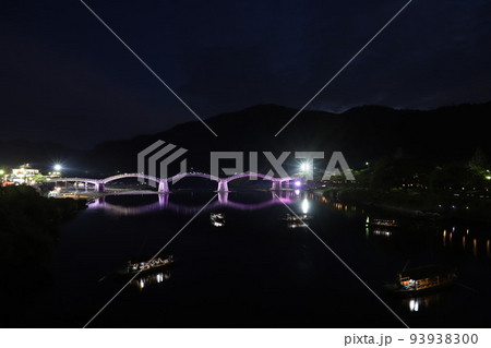 夏の錦帯橋の夜!山口県観光岩国市2022 ライトアップKintaikyo Bridge 夏の錦帯橋の夜!山口県観光岩国市2022 ライトアップKintaikyo Bridge 93938300