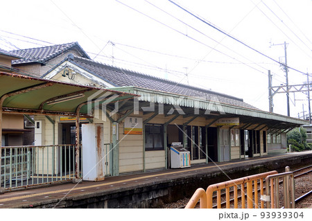 三岐鉄道北勢線 馬道駅のホーム 三重県桑名市3 93939304