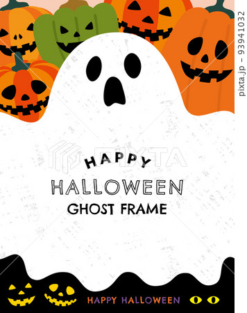 ハロウィンのフレームデザイン ハロウィンのフレームデザイン 93941032