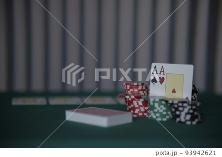 the poker game in casino chips cards and the poker table, winning combination in poker, flush royal the poker game in casino chips cards and the poker table, winning combination in poker, flush royal 93942621