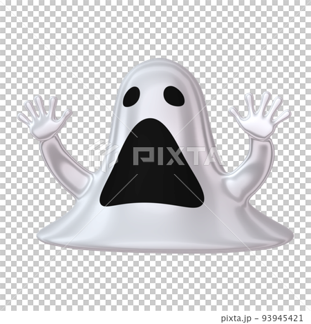 Halloween illustration material Big mouth slime... - Stock Illustration ...