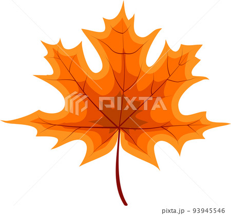 Autumn Orange Fallen Leaves 93945546