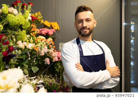 sole trader sells fresh flowers and potted plants 93947021