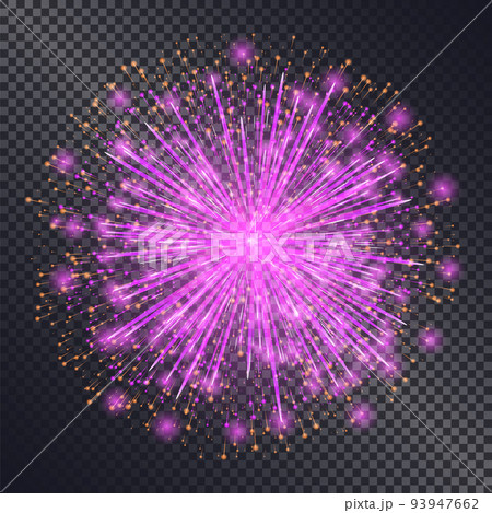 Firework Explosive Burst Flare Decorative Glowing 93947662