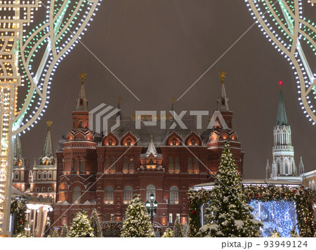 Moscow Red square, History Museum in Russia 93949124