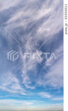 Fantastic clouds against blue sky, panorama Fantastic clouds against blue sky, panorama 93950021