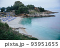 View of Cosy Beautiful Beach in Corfu, Greece 93951655