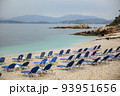 View of Cosy Beautiful Beach in Corfu, Greece 93951656