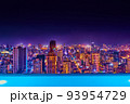 2022年最新カンボジア首都プノンペンの夜景 93954729