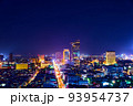2022年最新カンボジア首都プノンペンの夜景 93954737