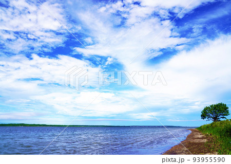 湧別町からの絶景　＜夏のサロマ湖＞　北海道 93955590