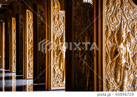 Wat Chantaram and Wat Tha Sung temple, Crystal Sanctuary 100 m long, in Uthai Thani, Thailand Wat Chantaram and Wat Tha Sung temple, Crystal Sanctuary 100 m long, in Uthai Thani, Thailand 93956729