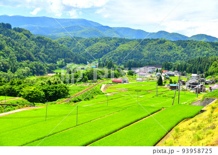 横倉駅周辺の風景(長野県栄村)【2022.8】 93958725