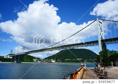 九州と本州をつなぐ関門大橋 九州と本州をつなぐ関門大橋 93959677