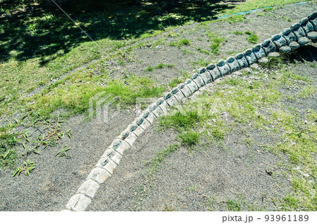 恐竜、化石、尻尾【公園の遊具】 恐竜、化石、尻尾【公園の遊具】 93961189
