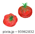 トマトのクレヨンイラスト 93962832