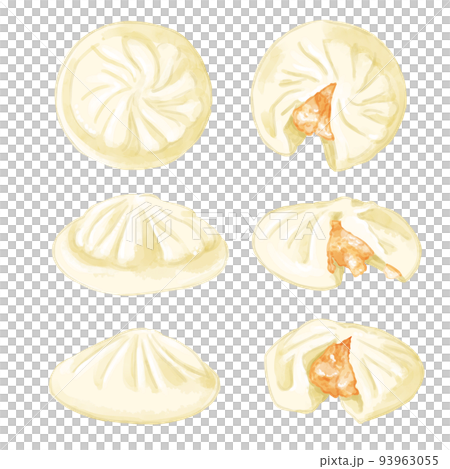 手繪水彩小籠包插畫集 手繪水彩小籠包插畫集 93963055