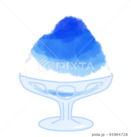 かき氷 ブルーハワイ 93964728