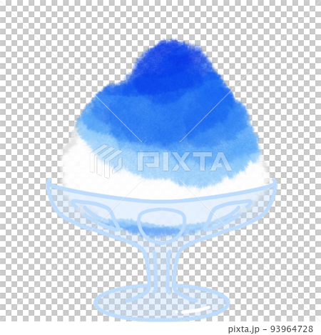 かき氷 ブルーハワイ 93964728
