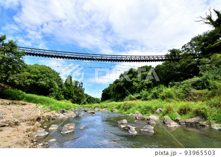 滝見橋　原尻の滝　東洋のナイヤガラ　おおいた豊後大野ジオパーク　大分県豊後大野市 93965503