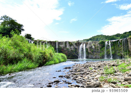 原尻の滝　東洋のナイヤガラ　おおいた豊後大野ジオパーク　大分県豊後大野市 93965509