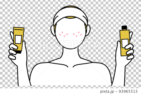 美容、メンズスキンケア、洗顔フォームと化粧水を勧める男性 美容、メンズスキンケア、洗顔フォームと化粧水を勧める男性 93965513