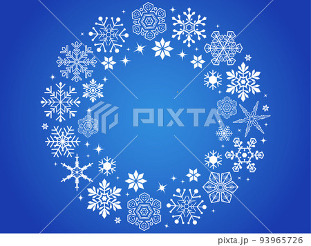 リース_雪の結晶 リース_雪の結晶 93965726