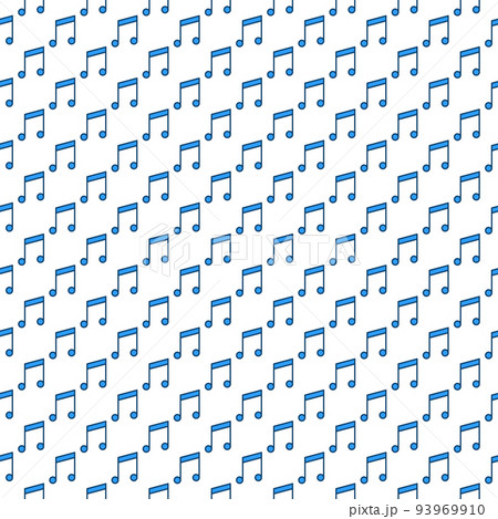 Creative Music Seamless Pattern with Blue Musical Note icon Creative Music Seamless Pattern with Blue Musical Note icon 93969910