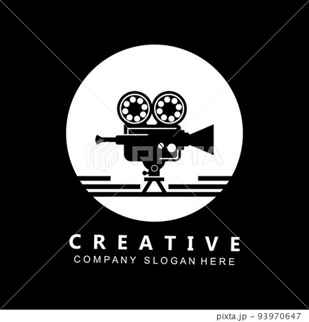 video camera, film player and recorder logo icon symbol 93970647