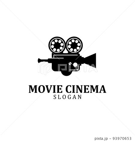 video camera, film player and recorder logo icon symbol 93970653