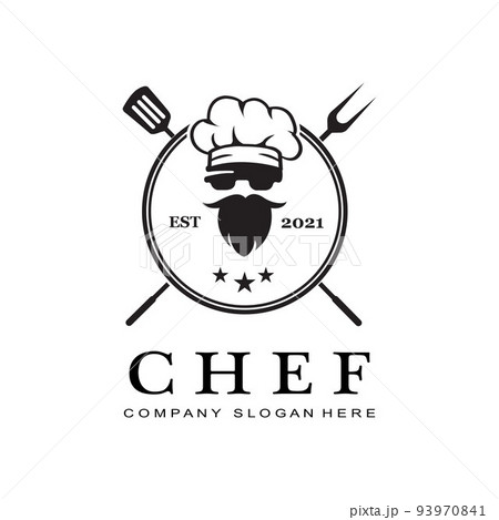 Restaurant Chef Logo Icon Symbol, cooking imagination hat, for company Restaurant Chef Logo Icon Symbol, cooking imagination hat, for company 93970841