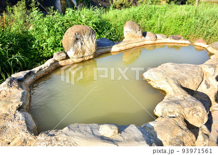 長湯温泉　ガニ湯　芹川　炭酸泉　ラムネ温泉　大分県竹田市長湯 93971561