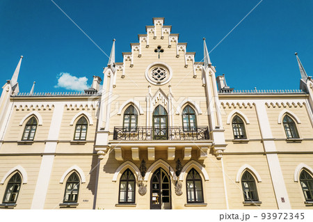 View of the The Palace of Alexandru Ioan Cuza in Romania View of the The Palace of Alexandru Ioan Cuza in Romania 93972345