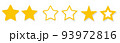 Star rating review Stars in hand vector line icon 93972816