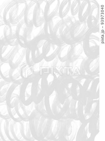 グレーの掠れたマジックペンでぐるぐる描いたようなテクスチャ 93973040