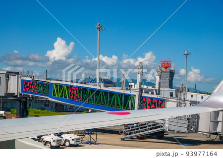 宮崎ブーゲンビリア空港への着陸（宮崎県宮崎空港） 93977164
