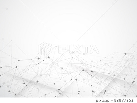 Abstract connecting dots and lines. Connection science background. Vector illustration Abstract connecting dots and lines. Connection science background. Vector illustration 93977353