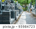 日本で撮影したお墓の写真。お墓参りのイメージ。 93984723
