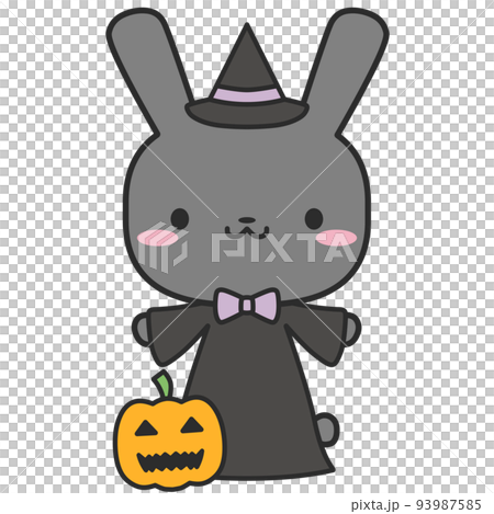ハロウィンなウサギさん 93987585