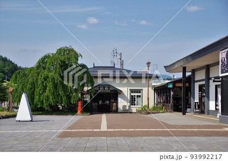秋田の鉄道駅　秋田内陸縦貫鉄道の角館駅 93992217