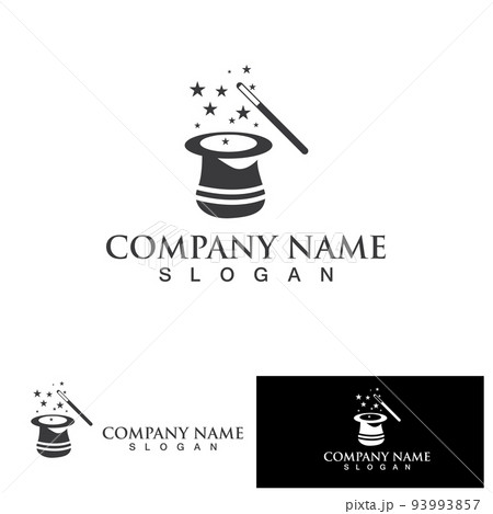 magic hat logo vector icon magic hat logo vector icon 93993857