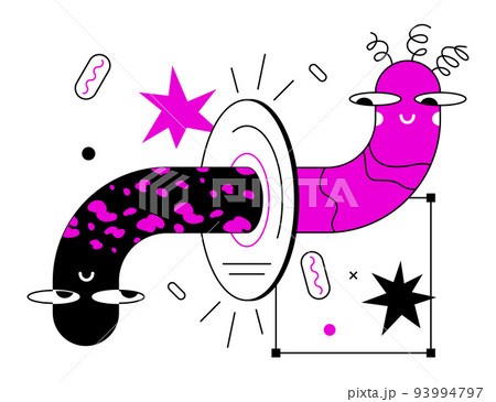 Writing data to disk - colorful flat design style illustration Writing data to disk - colorful flat design style illustration 93994797