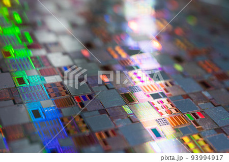 Silicon wafer for manufacturing semiconductor of integrated circuit. Silicon wafer for manufacturing semiconductor of integrated circuit. 93994917