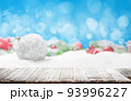 Christmas table background 93996227