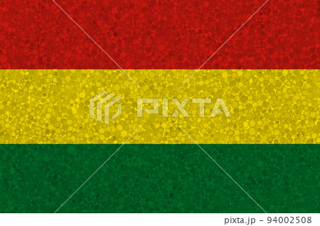 Flag of Bolivia on styrofoam texture Flag of Bolivia on styrofoam texture 94002508