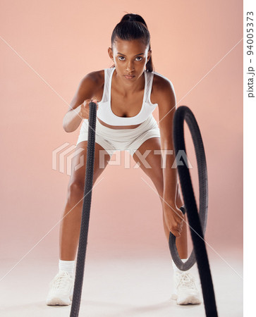 Exercise, fitness goals and active woman - Stock Photo